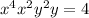 x^4+x^2y^2+y=4