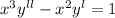 x {}^{3}y {}^{ll} - x {}^{2} y {}^{l} =1