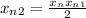 x_{n + 2} = \frac{x_n + x_{n + 1} }{2} 