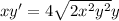 xy'=4\sqrt{2x^2+y^2}+y