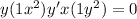 y(1+x^{2})y'+x(1+y^{2})=0