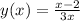 y(x) = \frac{x - 2}{3 + x} 