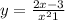 y=\frac{2x-3}{x^{2} +1}