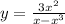 y=\frac{3x^{2}}{x-x^{3} }