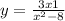 y=\frac{3x+1}{x^{2}-8 }
