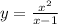 y=\frac{x^{2} }{x-1}