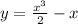 y=\frac{x^3}{2} -x