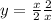 y=\frac{x}{2}+\frac{2}{x}