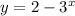 y=2-3^{x}