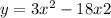 y=3x^{2}-18x+2