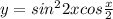 y=sin^{2} 2xcos\frac{x}{2}