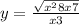 y = \frac{ \sqrt{ {x }^{2} +8x + 7} }{x + 3} 