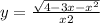y = \frac{ \sqrt{4 - 3x - {x}^{2} } }{ x + 2} 