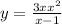 y = \frac{3x + x^{2} }{x - 1} 