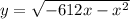 y = \sqrt{ - 6 + 12x - {x}^{2} 