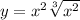 y = {x}^{2} + \sqrt[3]{ {x}^{2} } 