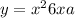 y = {x}^{2} + 6x + a