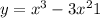 y = {x}^{3} - 3 {x}^{2} + 1