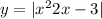 y = | {x}^{2} + 2x - 3 | 