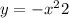 y = - {x}^{2} + 2