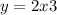 y = 2x + 3