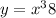 y = x {}^{3} + 8