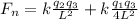 {F}_{n}=k\frac{{q}_{2}{q}_{3}}{{L}^{2}}+k\frac{{q}_{1}{q}_{3}}{4{L}^{2}}