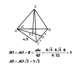 Основанием пирамиды есть равнобедренный треугольник, у которого основа и высота равны по 8 см. все б