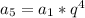 a_5=a_1*q^4