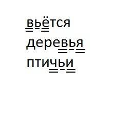 Как показать графически орфограмму? что это? тема: разделительный мягкий знак. слова: вьётся, деревь