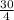 \frac{30}{4}