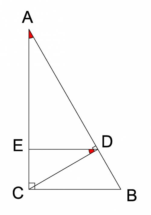 Впрямоугольном треугольние abc угол с 90 градусов а 30 градусов ас 10 см сd высота проведенная к сто