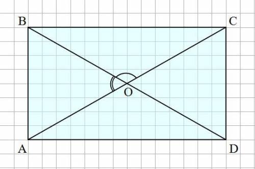 Диагонали прямоугольника делают широкий угол,который равен 120,длина диагонпли равна 16 см. найди ма
