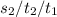 s_{2}/t_{2}/t_{1}