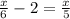 \frac{x}{6}-2=\frac{x}{5}