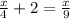 \frac{x}{4}+2=\frac{x}{9}