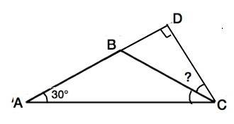 Втупоугольном треугольнике abc ab=bc,угол а равен 30 градусов,сd - высота, проведённая из вершины с.