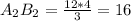 A_2B_2=\frac{12*4}{3}=16