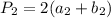 P_{2}=2(a_{2}+b_{2})