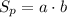 S_{p}=a\cdot b