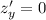 z_{y}'=0