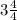 3\frac{4}{4}