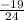 \frac{-19}{24}