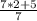 \frac{7*2+5}{7}