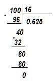 Нужно поделить 10/16. деление с остатком. рассусольте , не могу понять как, рациональные числа с ост