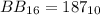 BB_{16}=187_{10}