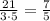  \frac{21}{3\cdot 5} = \frac{7}{5} 