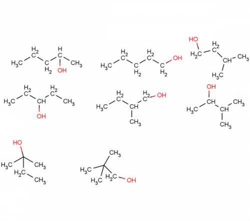 Изомеры пентина изомеры пентанола их названия