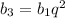 b_{3}=b_{1}q^{2}