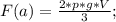 F(a)=\frac{2*p*g*V}{3};\\